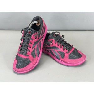 Reebok Women's CrossFit Low Drop U-form Cross Training Shoes Navy & Pink Sz 8